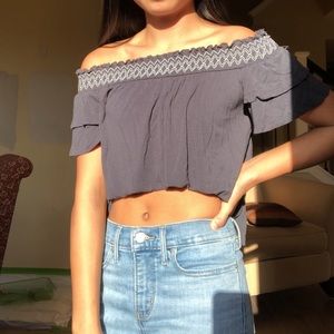 Super Soft Off the Shoulder Flowy Top